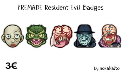 Resident Evil Badges